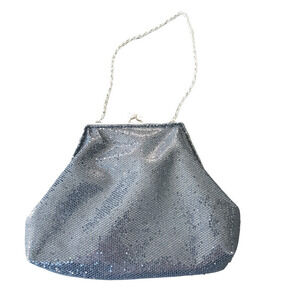 La Regale Vintage Black Beaded Cocktail Bag